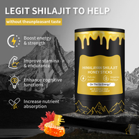 Bâtonnets de miel Shilajit en gros, vente chaude, OEM, 30 bâtonnets, résine himalayenne pure avec du miel