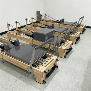 Fournisseur fiable de Reformers de Pilates pliables et écologiques avec cadre en chêne pour une utilisation durable à domicile - Product Image 2