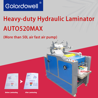 Machine à laminer hydraulique entièrement automatique FM-520max à entraînement motorisé avec alimentation automatique et pompe à air pour la lamination du papier