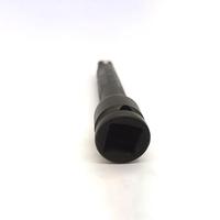 Lot de 3 rallonges carrées noires de haute qualité pour clé à chocs, idéales pour la réparation industrielle, douilles et cliquets