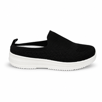 2026 Sabots Mule Femme Personnalisés Flyknit Slip On Plateforme Semelle Rembourrée Dos Ouvert Marche Décontractée