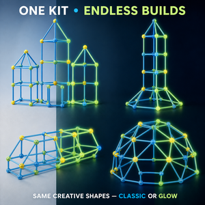 210 Piezas de Juguetes de Construcción de Fuertes Brillantes, Conjuntos de Construcción de Castillos, Túneles, Tiendas de Campaña, Casa de Juegos, Kit de Construcción de Fuertes para Niños - Product Image 6