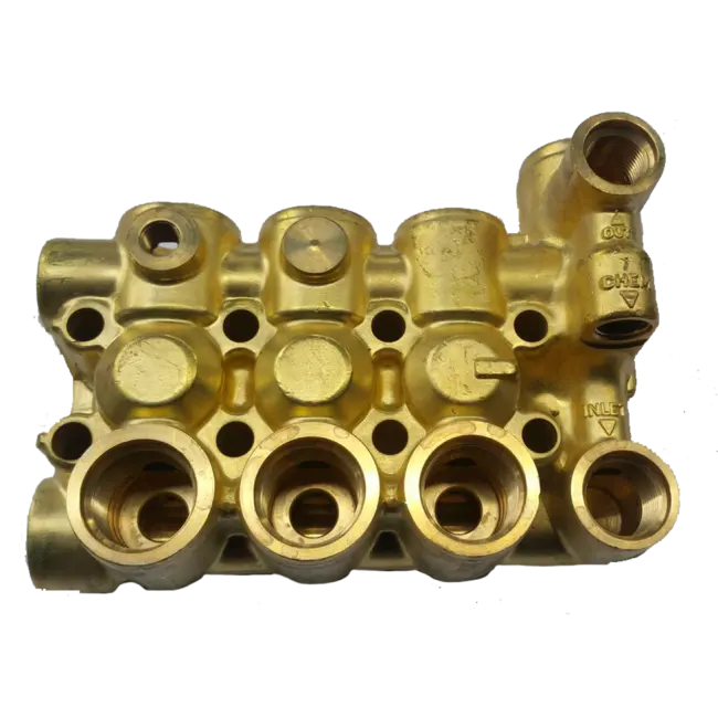 OEM High Precision Material Brass Hot Forging Pump Head For High Pressure Washer