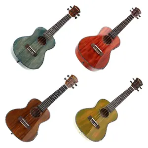 Parlak maun Soprano 23 inç Ukulele gülağacı 4 dizeleri havai gitarı müzik aletleri