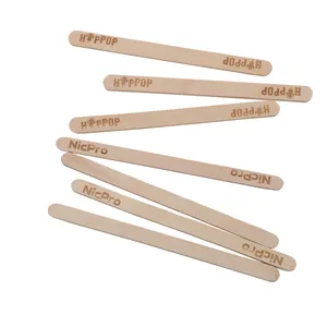 Inciso Bastone rotondo mestiere di legno bastoni di buona qualità in legno di betulla bastoncini di gelato
