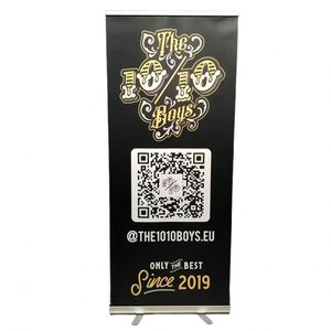 Stand publicitaire personnalisé avec design promotionnel, bannière déroulante rétractable avec votre logo de marque - Product Image 4