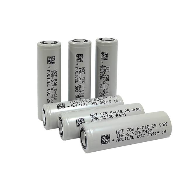 100% New Rechargeable Lithium-ion Inr21700 P42A 4200mah 3.6v 45a High Discharge Rate LiFePO4 Battery for Molicel 21700 P42a RC