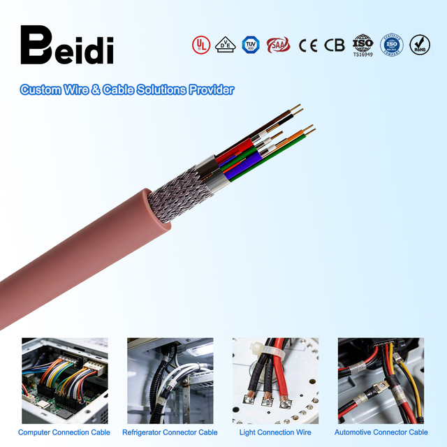 For for PVC Cable Low Smoke 300V Rated Voltage Model UL2464 for Subway Public Transportation High-rise Building Safety