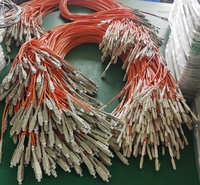 Aquatique Turquoise 1.6mm 3.5m FTTH Drop Cable G657A2 Fibre Optique Patchcord Pigtail Sc/APC Telecom Power Garter