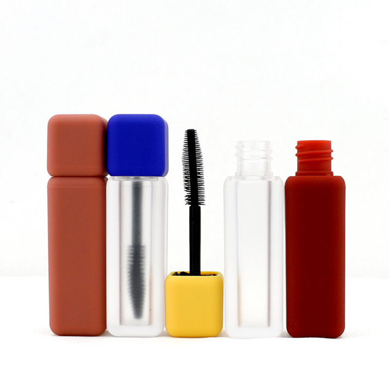 Square Frosted Mascara Tube 5ml Wholesale Lip Gloss Bottle Container Lip Gloss Tube Custom Empty Tube Manufacturer