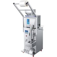 Machine tout-en-un automatique PLC pour le remplissage, la scellage et l'emballage en sachet de liquides visqueux (gel, huile, produits chimiques, eau pure et miel)
