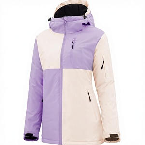 Traje de Esquí Profesional Personalizado para Mujer, Impermeable, Transpirable, con Capucha, Costuras Selladas, Resistente al Viento, Tallas Grandes, con Cierre - Product Image 3
