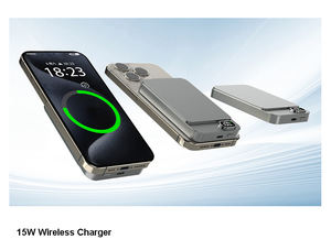 Cargador Portátil Universal Ultra Delgado, Banco de Energía Magsaferred de 20W PD, Banco de Energía Magnético Inalámbrico de Carga Rápida con Pantalla Led - Product Image 5