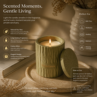 Bougie parfumée en céramique en forme de livre Relaxlines avec couvercle magnétique, boîte cadeau de luxe, parfum d'ambiance pour la maison, aromathérapie, cadeau de fête