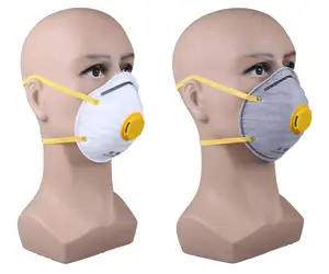 Fast delivery industrial Protective Masks 4 layer with Carbon EN149 2001 FFP2 Masken Ready TO SHIP Particulate Respirator KN95