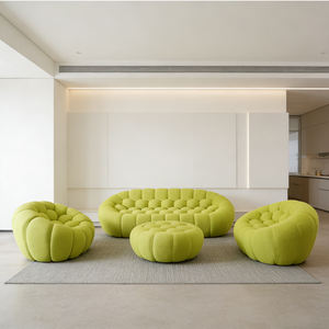 Sofá Burbuja Verde Lima Comprimido de Grado Hotelero, Estilo Contemporáneo, el Más Vendido, Ahorro de Espacio, Envío de Bajo Volumen - Product Image 1