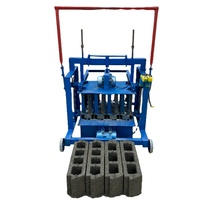 Machine à fabriquer des blocs de béton mobiles de 6 pouces pour briques autobloquantes et pavés