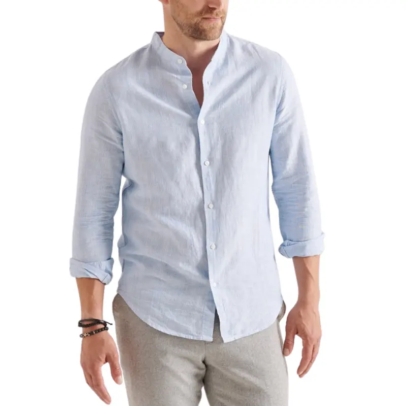 Dress Shirt Mens Solid Color Short-sleeved Business Dress Casual Men Shirt Custom Men's Formal Button up Casual High Quality