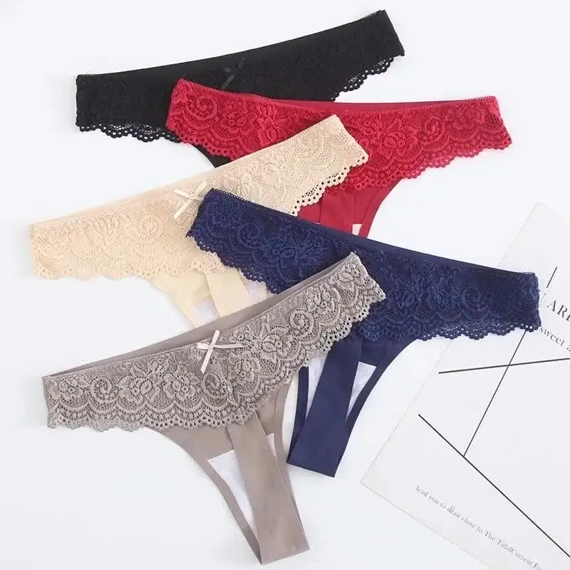 플러스 사이즈 섹시한 레이스 끈 팬티 여성 속옷 짧은 소프트 빅 사이즈 끈 팬티 amp Tangas Womens Lace Panti