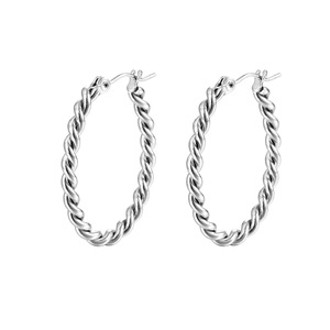 Nouvelle Collection 2025 – <span class=keywords><strong>Grandes</strong></span> Boucles d'Oreilles <span class=keywords><strong>Créoles</strong></span> Torsadées Plaqué <span class=keywords><strong>Or</strong></span> 18 carats Style Vintage pour Femmes et Filles - Product Image 6