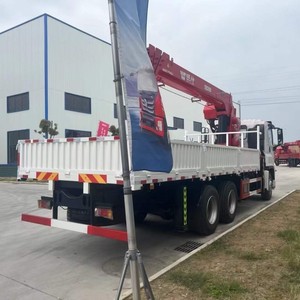 รถเครนติดรถบรรทุก ISUZU FTR 12 ตัน 6x4 บูมตรง ยกไฮดรอลิก ขายตรงจากโรงงาน - Product Image 4