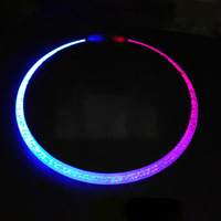 Les sous-verres ronds acryliques colorés de Waterpoof RVB allument le caboteur mené par diode électroluminescente