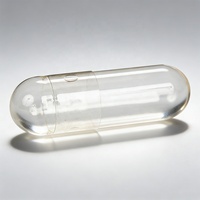 Vente en gros Taille 000 #   00 #   0 #   1 2 3 4 Capsules végétales vides transparentes en HPMC, certifiées HALAL, ISO9001