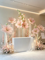 G-012 Opulent EVA Freesia pour centre de table de mariage et décoration florale de vitrine commerciale