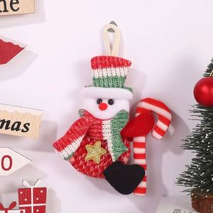 Handmade Cotton Circle Santa <b>Christmas</b> Ornament High Quality Hanging Fabric Doll Tree <b>Decoration</b> - Product Image 3