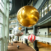 Boule de Noël gonflable personnalisée, grande boule de Noël, grande boule gonflable brillante pour décoration de Noël gonflable