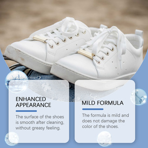 Kit de nettoyage de chaussures en mousse Jakehoe 100 ml, nettoyant pour chaussures blanches en mousse, élimination des taches d'huile et de saleté, ensemble de nettoyage de chaussures avec serviette, brosse et éponge - Product Image 3