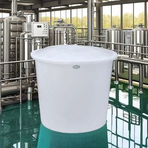 Couvercle de réservoir d'eau en plastique LLDPE de haute qualité <span class=keywords><strong>600L</strong></span> baril en acier cylindrique emboîtable pour <span class=keywords><strong>compost</strong></span> de stockage de cornichons d'eau recyclable - Product Image 3