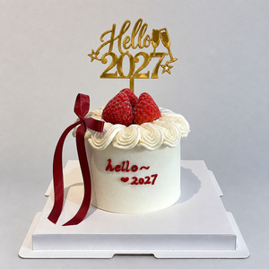 Decorazioni per Torte in Acrilico per <span class=keywords><strong>Capodanno</strong></span> 2027, Accessori per Torte di Compleanno, Decorazioni per Feste di Fine Anno, Vendita all'Ingrosso - Product Image 2