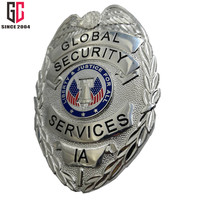 Badge reconnaissance personnalisé pour logo, avec tube métallique en émail, 10/12 ans d'émail