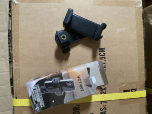 Mới Tốt Nhất Người Bán 360 Độ 57 Để 85 Mm Clip Hot Giày Điện Thoại Núi Xoay Cố Định Khung Dọc Kẹp Điện Thoại Máy Ảnh Clip Tripod - Product Image 2