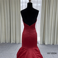 Stock de Luxe Robe de Mariée Sirène Rouge Dos Nu