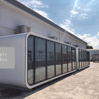 Maison de conteneur pliable Portable de 19 pieds X 20 pieds, Design modulaire de luxe, australie, californie