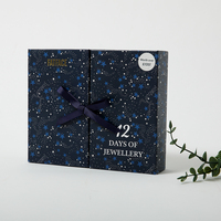 Calendrier de l'Avent de Noël 2025 Nouvellement Conçu avec Logo Personnalisé, pour Maquillage Bijoux Cosmétiques, Boîtes Vides Puzzle 4 12 24, Pelliculage Mat