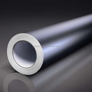 Ultra Matte Dark Black <strong>Car</strong> <strong>Vinyl</strong> Wrap Film with PET Material Matt Dark Black Anti-Scratch <strong>for</strong> <strong>Car</strong> Body Roll PET PPF - Product Image 1