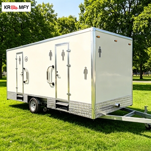 Modular Luxury Portable Toilet Trailer Fully Equipped Durable Mobile Restroom Trailer <b>Camping</b> Bathroom Trailer - Product Image 6