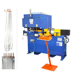 Flash welding 20mm * 6mm aluminium and copper contact CCS Integrated Busbar metal sheet butt flash welder machine