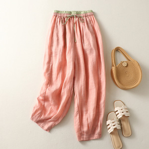 <span class=keywords><strong>Pantalones</strong></span> Casuales de Mujer de Cintura Alta, Estilo Retro, Holgados y Estilizantes, Nueva Colección Verano 2026, Venta al Por Mayor - Product Image 2