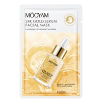 Collagène Visage Pack Bio Hydratant Végétalien Rétinol Vitamine C Sérum 24k Feuille D'or À Base De Plantes Main Masque Facial Fabricant