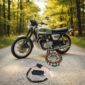 สเตเตอร์และเรกกูเลเตอร์เร็กติไฟเออร์ยามาฮ่าสำหรับ XV535 Virago 1987-1996 อะไหล่ระบบจุดระเบิดไฟฟ้าสำหรับรถจักรยานยนต์ - Product Image 2