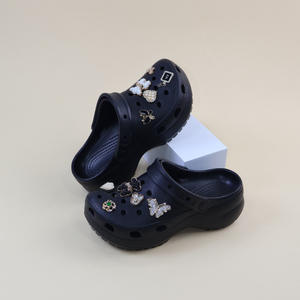 Zuecos Estilo Nube para Hombre, Sandalias de Verano Antideslizantes con Suela Gruesa y Aumento de Altura, Forro Suave de EVA, para Uso en Exteriores, Rosa, Caqui, Negro - Product Image 5