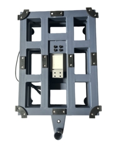 300mm 400 450 500 600 mm 전자 디지털 벤치 스케일 100kg 200kg 300kg 마일드 스틸 컴팩트 플랫폼 무게 큰 LED 디스플레이 - Product Image 4