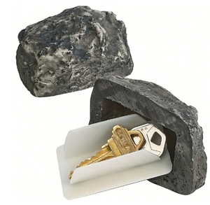 Caja de Seguridad con Llave de Piedra de Simulación para el Hogar, Antipérdida, con Seguro, en Oferta - Product Image 1