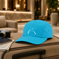 Gorra de Viaje Impermeable de 5 Paneles, Secado Rápido, Plegable, Ligera, Suministro OEM para Compradores, Logotipo Personalizado