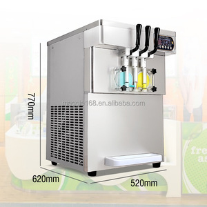 Mesa/modelo vertical 40-60 L/H contador 3 sabores máquina de helado suave para tiendas de alimentos/tiendas de postres - Product Image 2