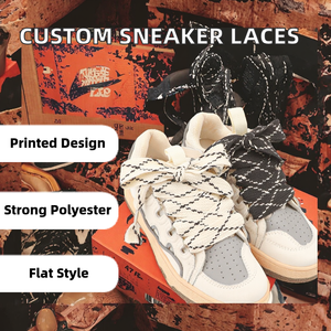 Cordones Planos de Poliéster FASTLACES SB-16 al por Mayor, Cordones Personalizados con Impresión para Zapatillas Deportivas - Product Image 2